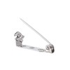 50Pcs Bar Pins Brooch Lock, Pins Safety Pins Back Safety