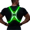 Safety Vest Night Luminous Sports Vest - Adjustable Lightweight Safety