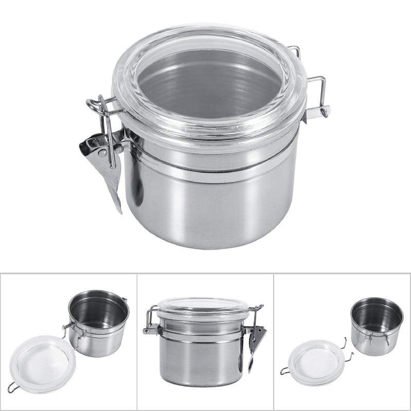 Stainless Steel Coffee Canister High Quality Storage Container Bottle Sugar