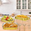 Maxcheck Disposable Chafing Dishes Buffet Set Chafer Wire Racks Buffet