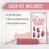 Ardell Nail Addict Gel Nail Strips - Wild Roses, Cures