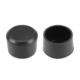 sourcing map Rubber Furniture Caps 32mm Inner Diameter Round Table Chair Legs Covers 4Pcs