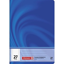 Brunnen 104572702 Exercise Books A5 Vivendi (32 Pages Lined with Margin Ruled Exercise Book – 27)