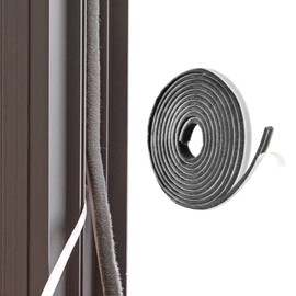 33FT Brush Weather Stripping - Weatherstripping for Sliding Windows/Glass Doors, Neat Pile Self Adhesive Seal Strip Draft Stoppers - 11/32" Wide X 11/32" inch Thick