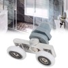Shower Door Rollers 4pcs Top + 4pcs Bottom Double Wheel