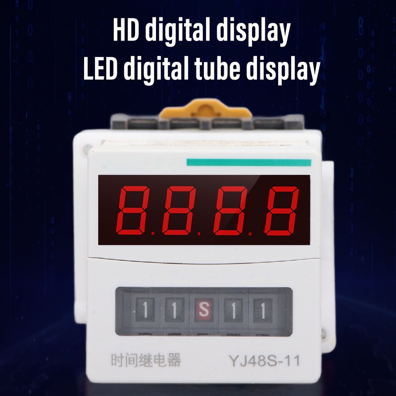 Time Relay Digital High Accuracy Programmable Time Delay Relay with