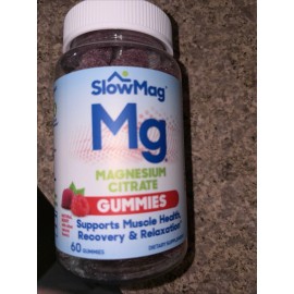 SlowMag NEW SlowMag Mg Magnesium Citrate Gummies Muscle Health Recovery Relaxation 05/26