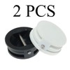 Pro Bamboo Kitchen 2pcs Surfboard Leash Plugs White and Black