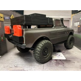SCX Camper tent with raised platform for Axial SCX24 Chevy C10