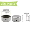 UFURMATE Handrail End Cap, 4PCS 201 Stainless Steel Round Handrail