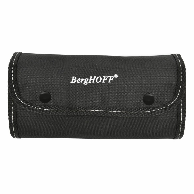 BergHOFF Essentials 8Pcs Garnishing Set in Bag, Lemon Zester, Double