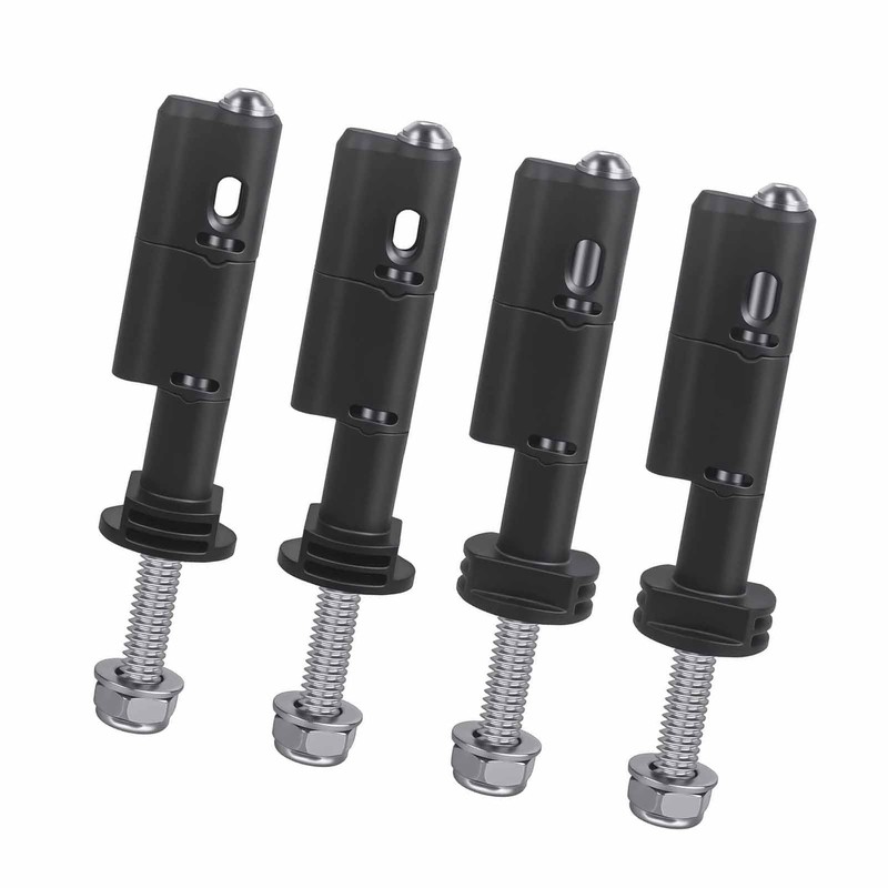 Mounting Pin Set, 4 Piece Lockable Anti-Theft Stainless Steel Mounting
