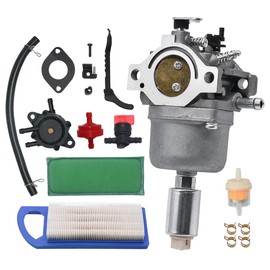 594593 17.5HP Carburetor Fits for 791858 792358 793224 794572 14.5HP-21HP Engines Replace 31G777 31N707 31P677 31P777 with Air Fuel Filter & Fuel Pump