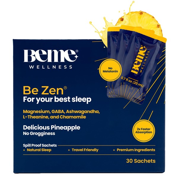 BeMe BeZen Sleep Aid Supplement Natural Without Melatonin - 2X