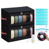 Eccentfit Filament Storage Box (2 Pack) & 12 Vacuum Sealed