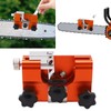 Hand Crank Chainsaw Sharpener Portable Manual Chain Sharpening Jig with