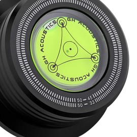 Nobsound 3-IN-1 50Hz Record Weight Turntable Vinyl LP DISC STABILIZER STROBOSCOPE GRADIENTER (Black)