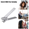 VOCOSTE Nail Clippers Nail Care Nail Cutter Portable Grey Stainless