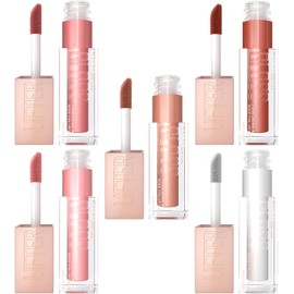 Maybelline Lifter Gloss 5 Brillos Labiales – Hidratación 4h, Ácido Hialurónico