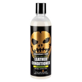 Voodoo Ride® Leather Conditioner - pH Balanced, UV Protection, Non-Greasy Formula, Nourishes & Restores Natural and Synthetic Leather, Natural Leather Scent