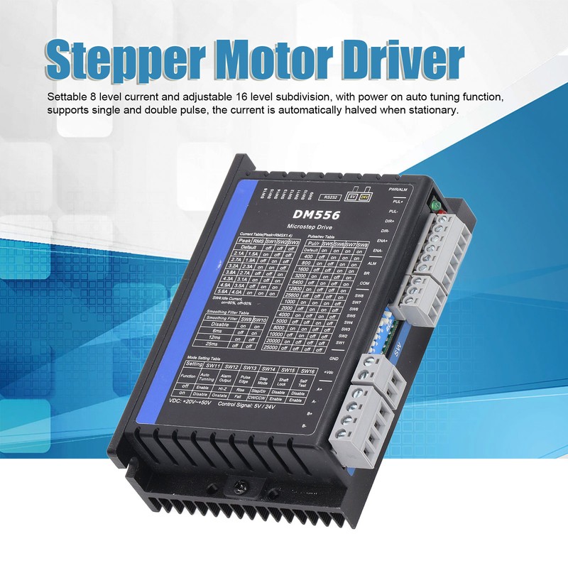 Digital Stepper Driver 2 Phase Stepper Motor Controller 8 Level