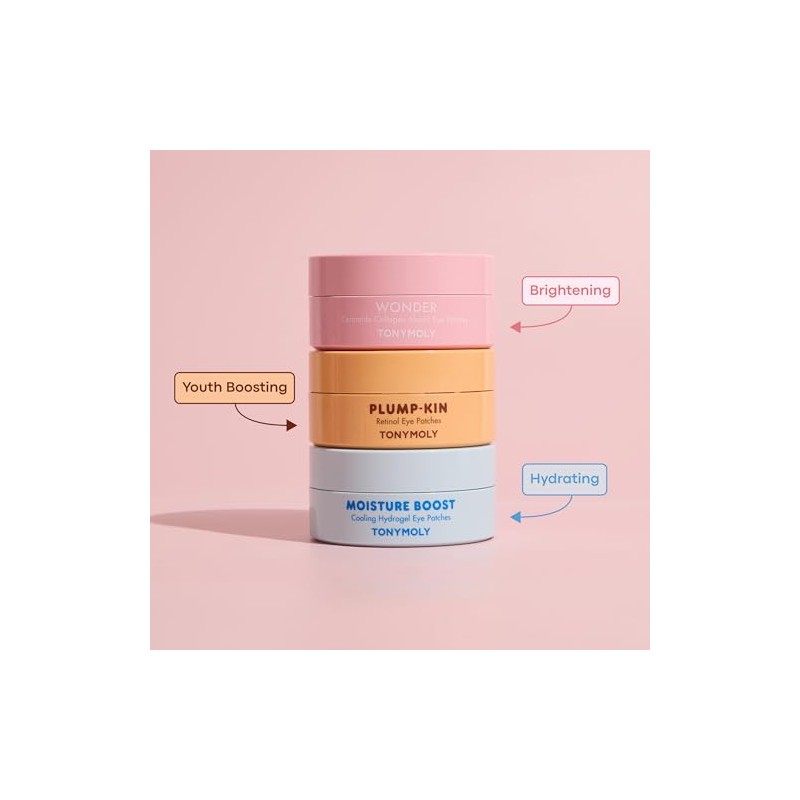 TONYMOLY Hidrogel refrescante Moisture Boost para ojos, 90 g.