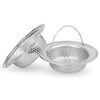 Pack of 2 Sink Strainer Stainless Steel Sink Clogging Protection