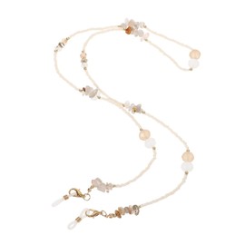 Healvian Stylish Eyeglass Chains for Women Portable Bead Strap Sunglasses Holder Lightweight and Compact for Daily Use Reduces Loss and Keeps Glasses Secure