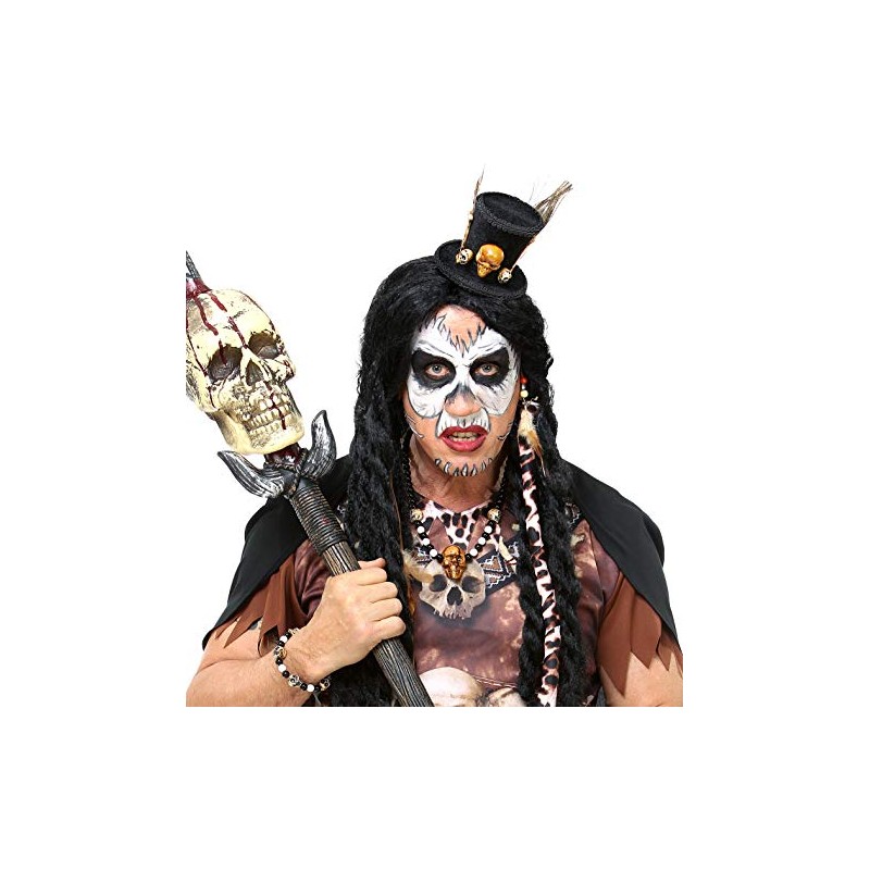 WIDMANN 07802 Voodoo Priesterin Set, Black, One Size