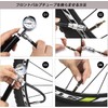 OBEST Puncture Repair Kit, 16-in-1 Multitool Bicycle Tool Set, Cross