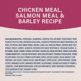 Natural Balance Original Ultra Fat Dogs Chicken Meal, Salmon Meal & Barley Recipe Low Calorie Dry Dog Food, 11 Pounds