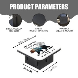 Hitch Cover Fits for 2-Inch Hitch,Into The Forest and Find My Soul Trailer Hitch Cover Tube Plug Insert,Car Exterior Accessories, Receiver Tube Hitch Plug