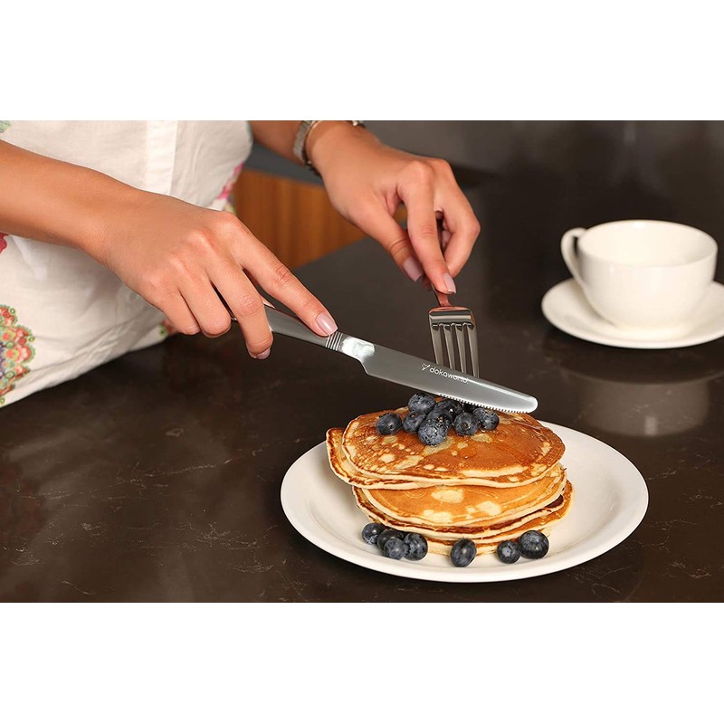 Dokaworld Flatware, Silverware Set for 8 persons, 40 Piece -