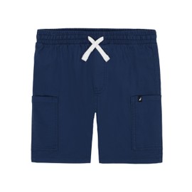 Nautica Boys' Stretch Pull-On Cargo Shorts, Drawstring Closure, Yale Blue