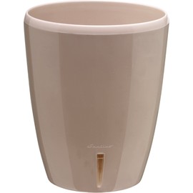 SANTINO Orchid Pot Diameter 15 cm Self-Watering Pot with Wick System and Water Indicator for Indoor Use, Sand, 2 L
