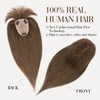 Hair Toppers for Women Real Human Hair,TESS 100% Human Hair