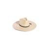 Brixton Women's Leigh Straw Fedora, Natural, Tan, XS