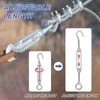 PATIKIL M4 Hook & Eye Turnbuckle, 3 Pcs Stainless Steel