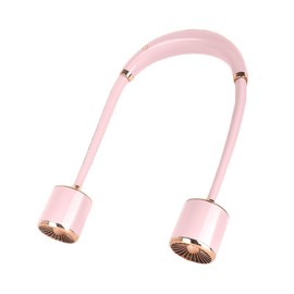 Ericfavre Portable Neck Fan Rechargeable, Personal Wearable Fan For Neck, Personal Neck Fans, 360° Adjustable High Flexibility Wearable Personal Fan for Office, Home, Outdoor, Travel (pink)