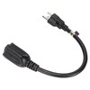 Nema 5‑15P to 5‑20R Adapter 14AWG Heavy Duty 15 Amp