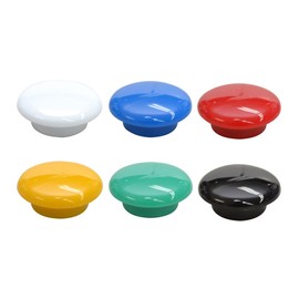 Magex MFCB-20-6P-C Color Buttons, 0.8 inch (20 mm), 6 Pieces