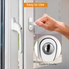 Neoteck 4PCS Inline Window Handle Universal Espag Key Locking Lockable