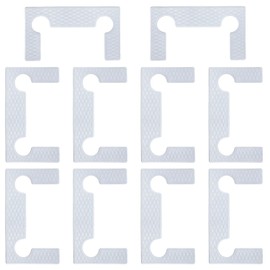 ITROLLE 10PCS Glass Shower Doors Hinge Heavy Duty 90 Degree Glass Door Cupboard Showcase Cabinet Clamp Glass Shower Doors Hinge Replacement Shower Hinges Replacement Parts