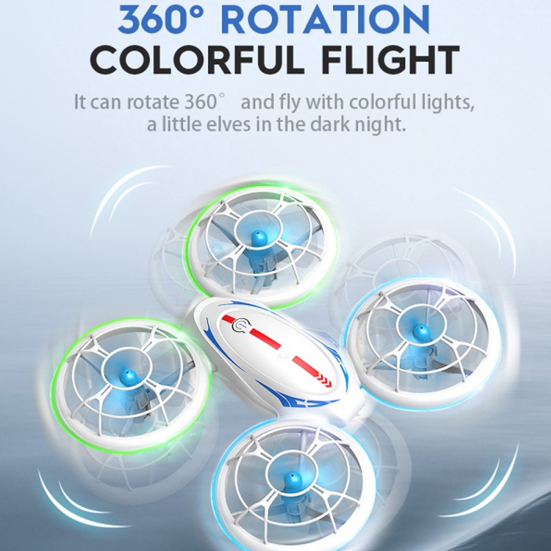 2.4G Drone Remote Control Aircraft LED Light Quadcopter 360 Degree