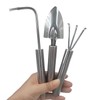 3 Pcs Stainless Steel Mini Garden Tools Set Small Tiny