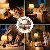 Seealle 16.1" Touch Table Lamps for Nightstand, 3-Way Dimmable Small
