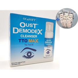 OQsoft Ostdemodex TTOMAX eyelid cleanser - 50ml (expiration date: 2025.11.30) / 오큐소프트 오스트데모덱스 TTOMAX 눈꺼풀세정제 - 50ml(사용기한:2025.11.30)