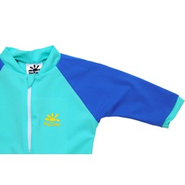 Nozone Fiji Sun - Bañador para bebé (UPF 50+), Aquatic/Blue, 24-36 Meses