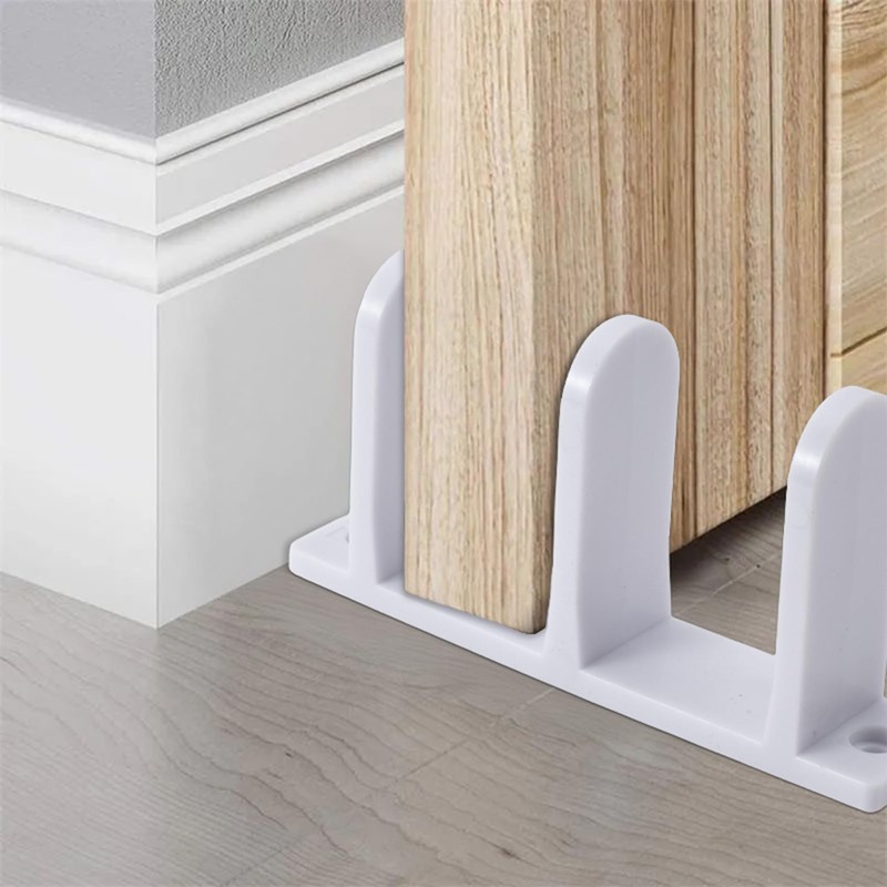 Lekgavd 2 Pack Sliding Closet Door Floor Guide, Universal 1-3/8"