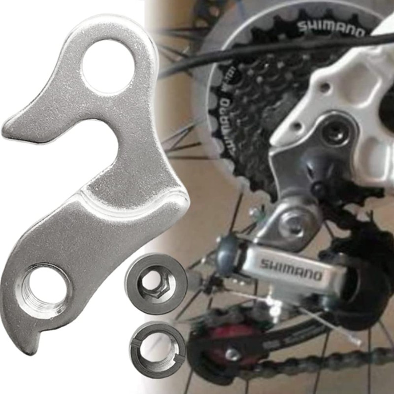 2 Sets Alloy Bike Rear Derailleur Hanger Transmission Tail Hook